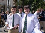 Students interview us