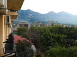 The view from our balcony ...