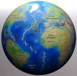 The Azores in the middle of the Atlantic