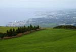 View towards the South: <i>Lagoa</i> and <i>Ponto Degada</i>