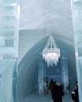 An ice candelabra