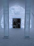 The entrance seen from inside