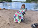 Liv at the small beach
