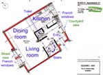 Apartemento A1, Piso 1: Downstairs ...