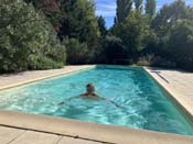 Dernier bain de la piscine