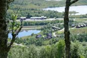 The cottages below