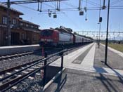 Waiting for the trains and bus to <i>Bure�</i>