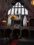 Inside the wooden church