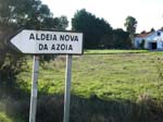 Aldeia nova da <i>Azoia</i> (by bus) ...